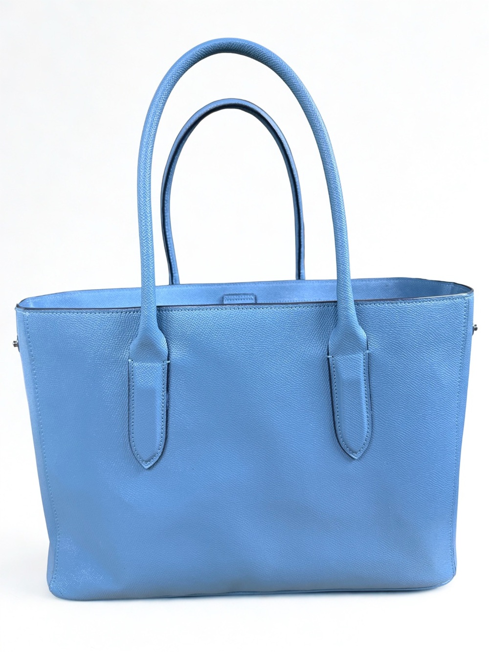 Stunning Coach Bailey Carryall in Chambray Blue Crossgrain Leather - Picture 3 of 9